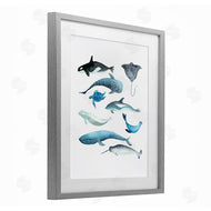 Evelyn Coleman | Underwater Creatures in Blues