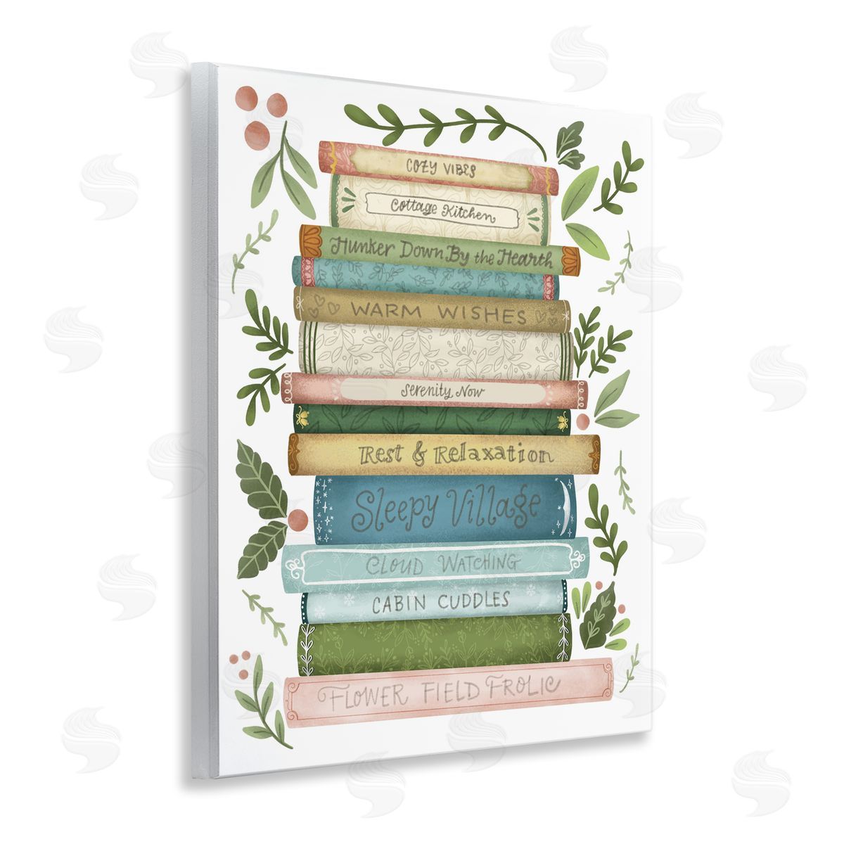 Giao Williams Cozy Books At The Cottage Wall Plaque Art Print