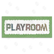 Jennifer Stith | Playroom with Green Border