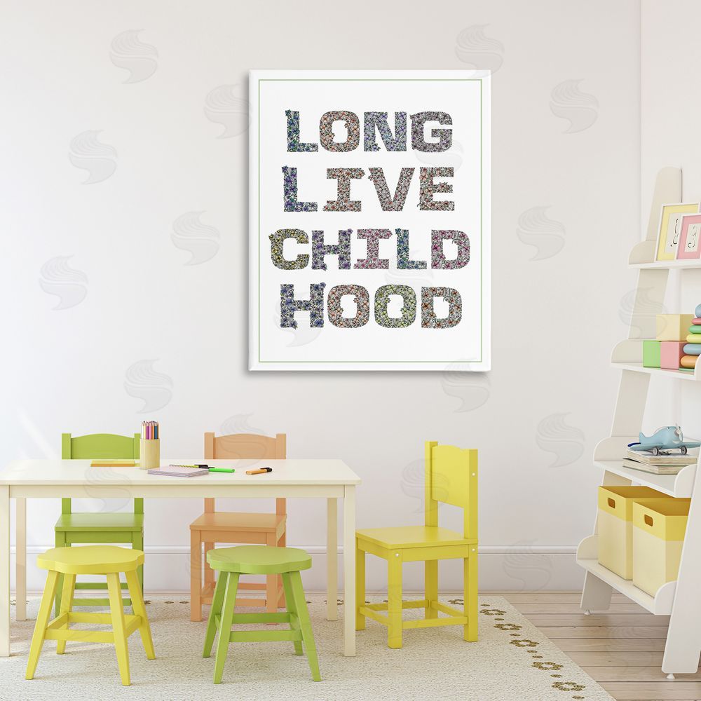 Jennifer Stith Long Live Childhood Florals Printed Wall Art in Room