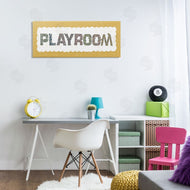 Jennifer Stith | Play Room with Yellow Border