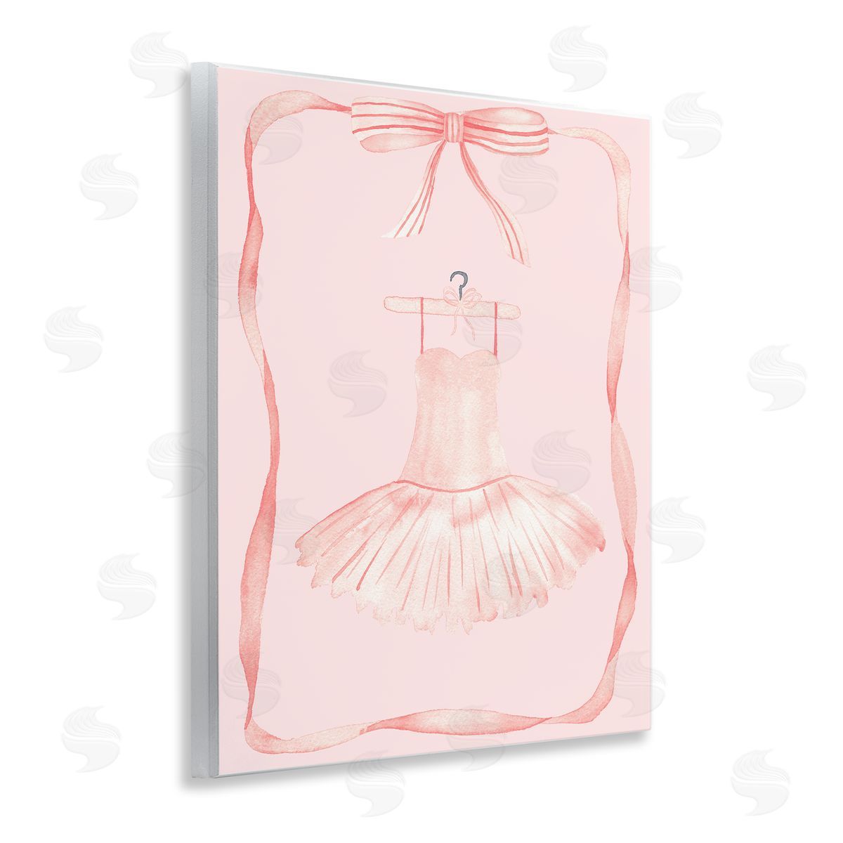 Nina Jacobs Ballet Dress on Hanger Wall Plaque Art Print