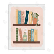 Sandra Picco | Minimal Bookshelves with Plant