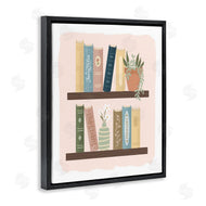 Sandra Picco | Minimal Bookshelves with Plant