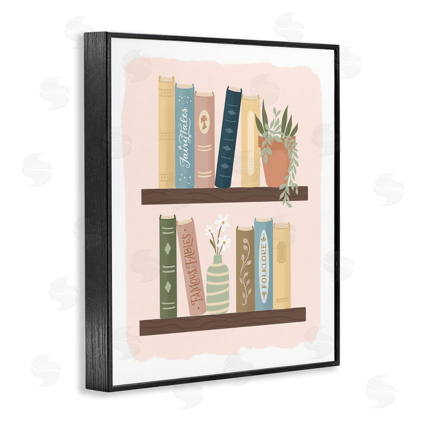 Sandra Picco | Minimal Bookshelves with Plant