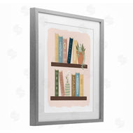 Sandra Picco | Minimal Bookshelves with Plant