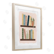 Sandra Picco | Minimal Bookshelves with Plant