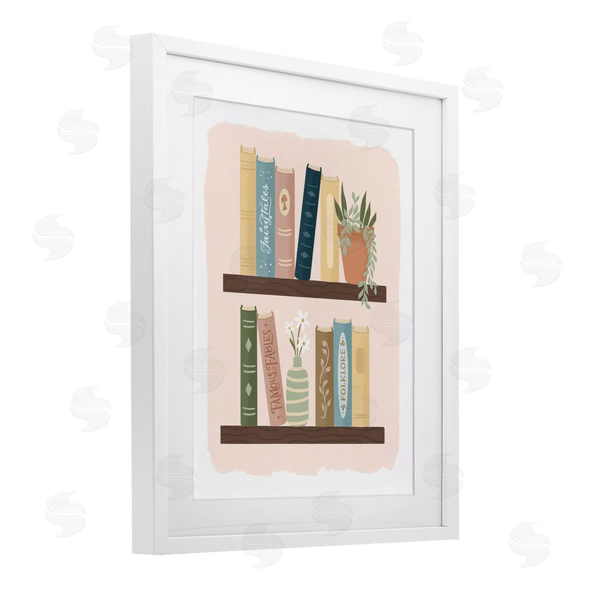 Sandra Picco | Minimal Bookshelves with Plant