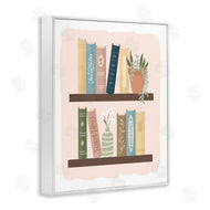Sandra Picco | Minimal Bookshelves with Plant