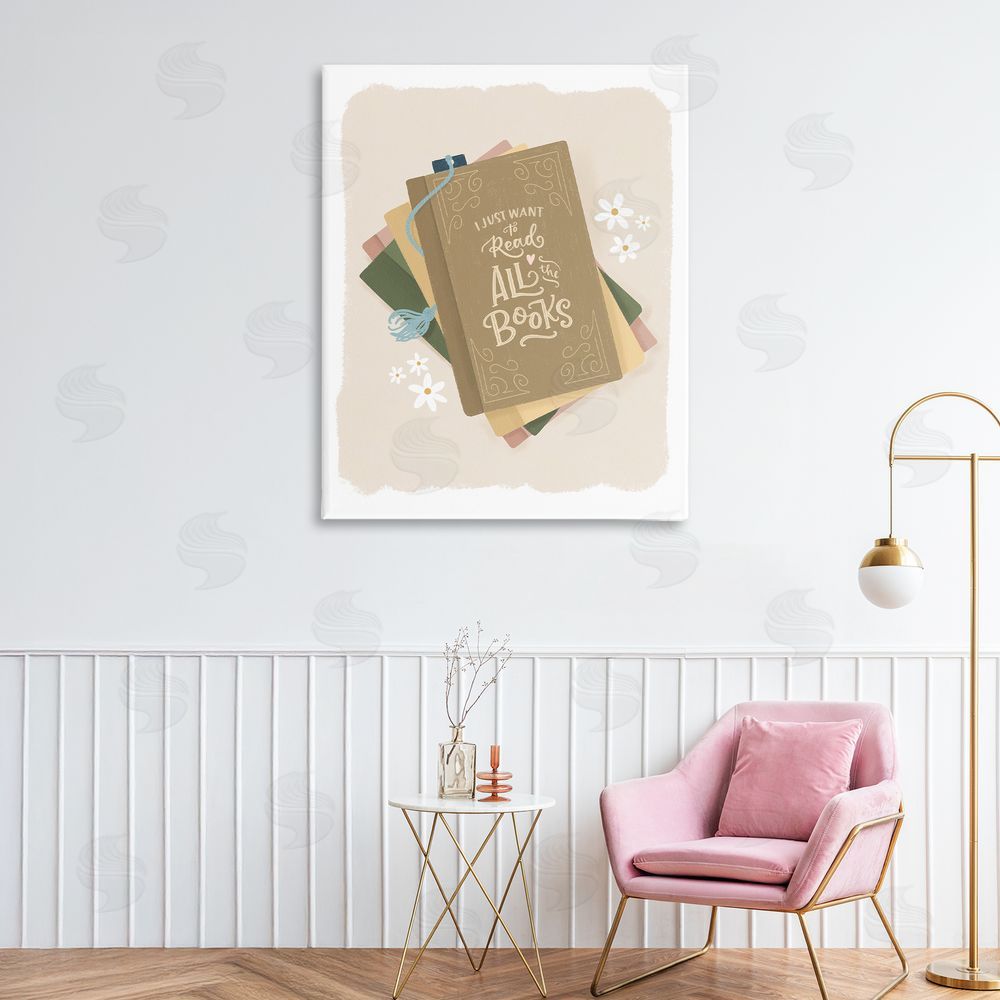 Sandra Picco Want To Read All The Books Printed Wall Art in Room