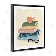 Sandra Picco | Minimal Book Stack with Glasses