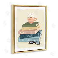 Sandra Picco | Minimal Book Stack with Glasses