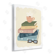 Sandra Picco | Minimal Book Stack with Glasses