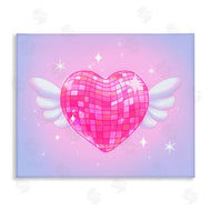 Stephanie Sanchez | Disco Heart with Wings