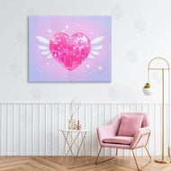 Stephanie Sanchez | Disco Heart with Wings