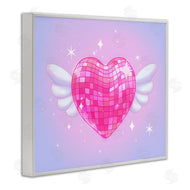 Stephanie Sanchez | Disco Heart with Wings