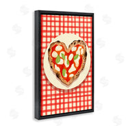 Florentina Dolci | Heart Pizza on Red Check