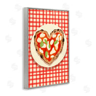 Florentina Dolci | Heart Pizza on Red Check