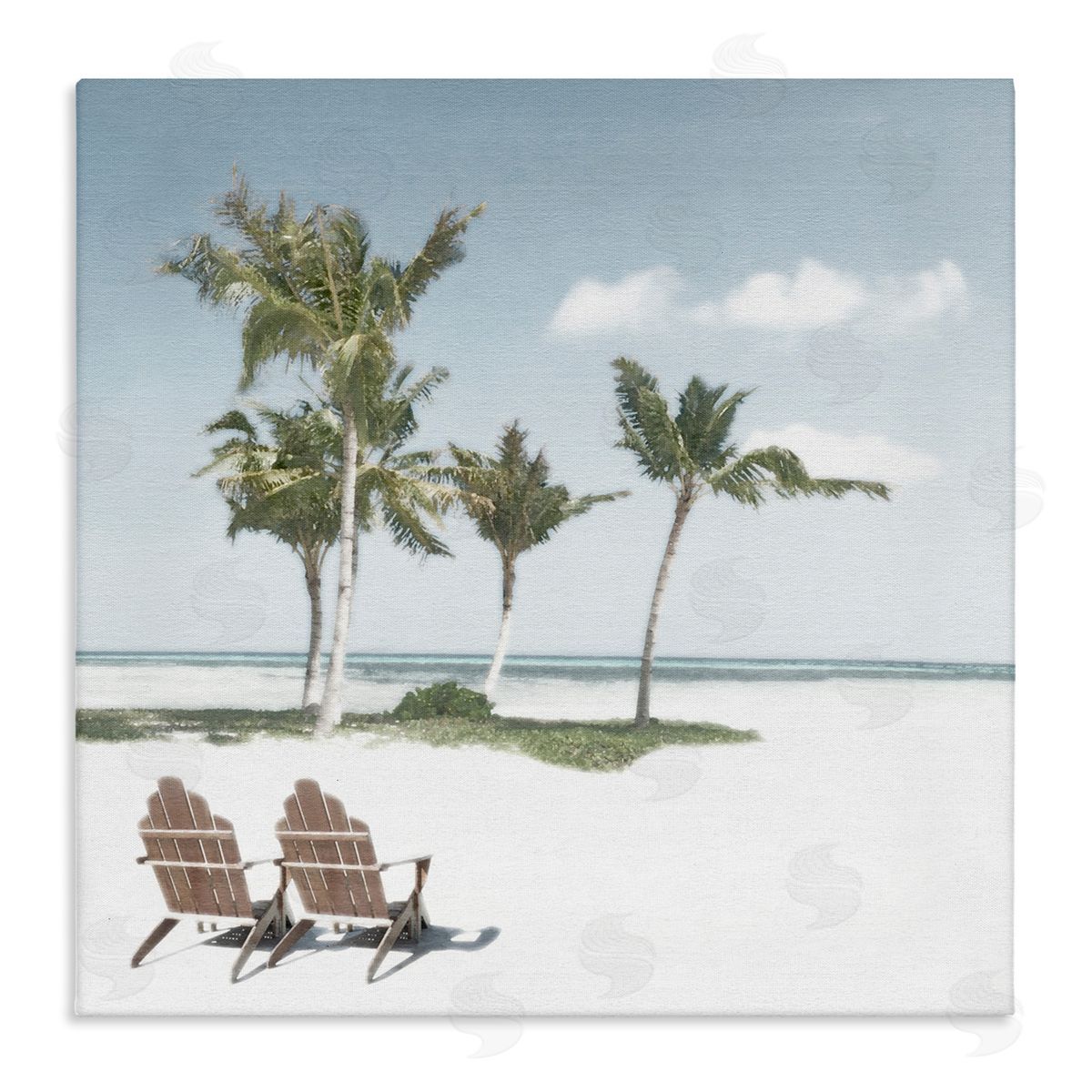 Noah Bay Sea Breeze Beach Scene Canvas Wall Art Print