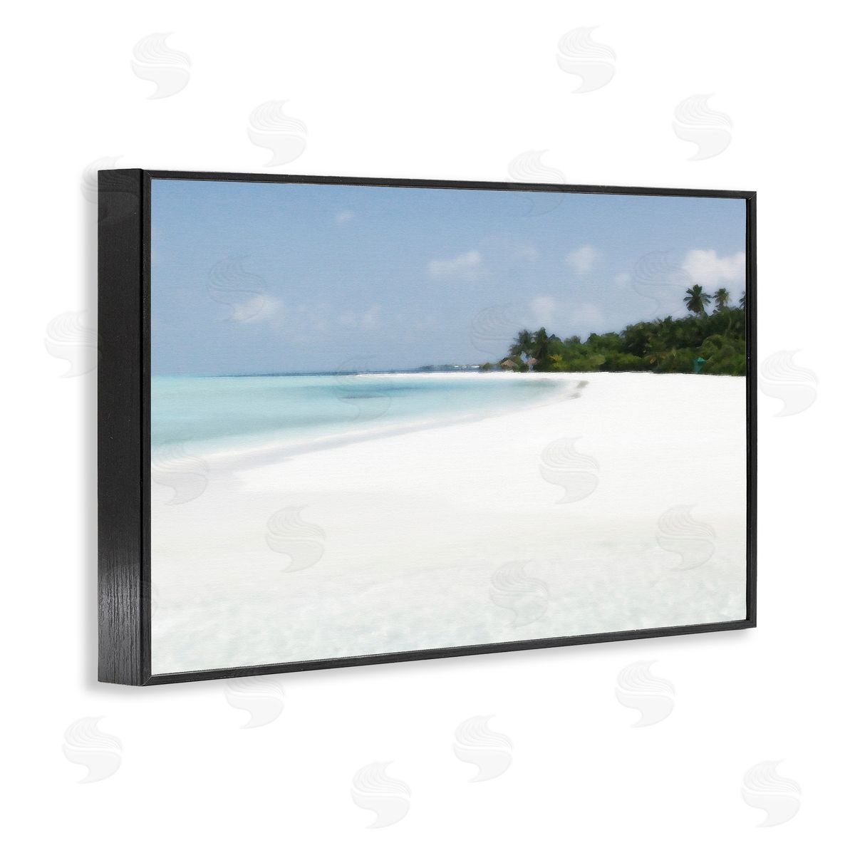 Noah Bay Horseshoe Bay Coastline Black Framed Giclee Art Print
