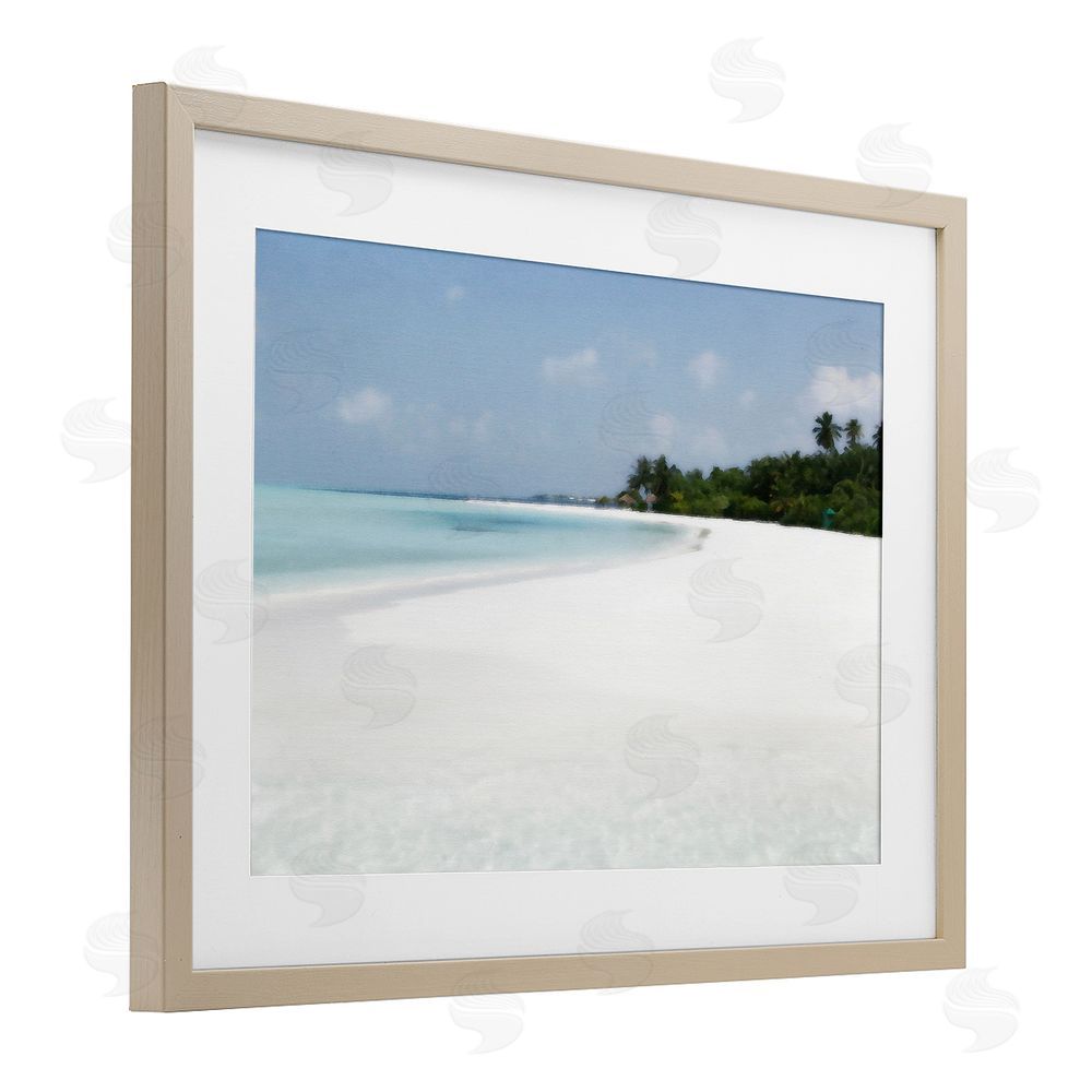 Noah Bay Horseshoe Bay Coastline Birch Framed Print Under Glass Art