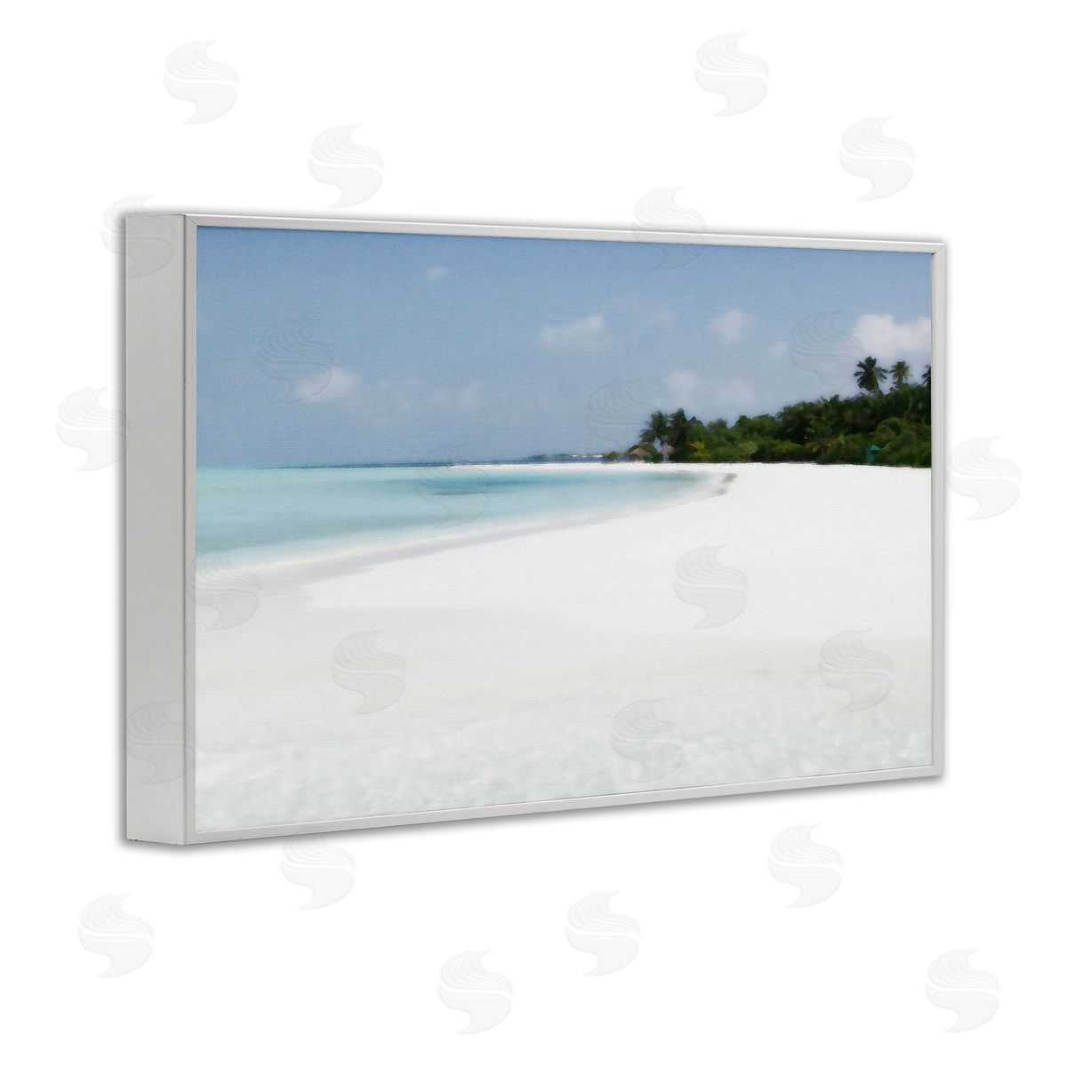 Noah Bay Horseshoe Bay Coastline White Frame Giclee Art Print