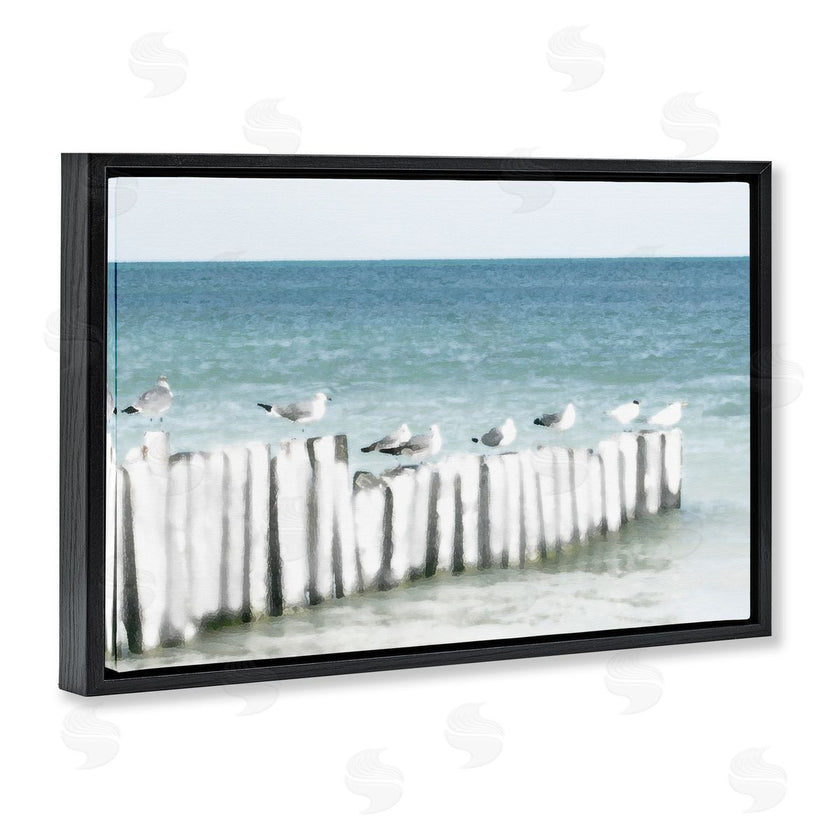 Noah Bay | Gulls Waiting Beach Scene