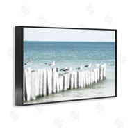 Noah Bay | Gulls Waiting Beach Scene