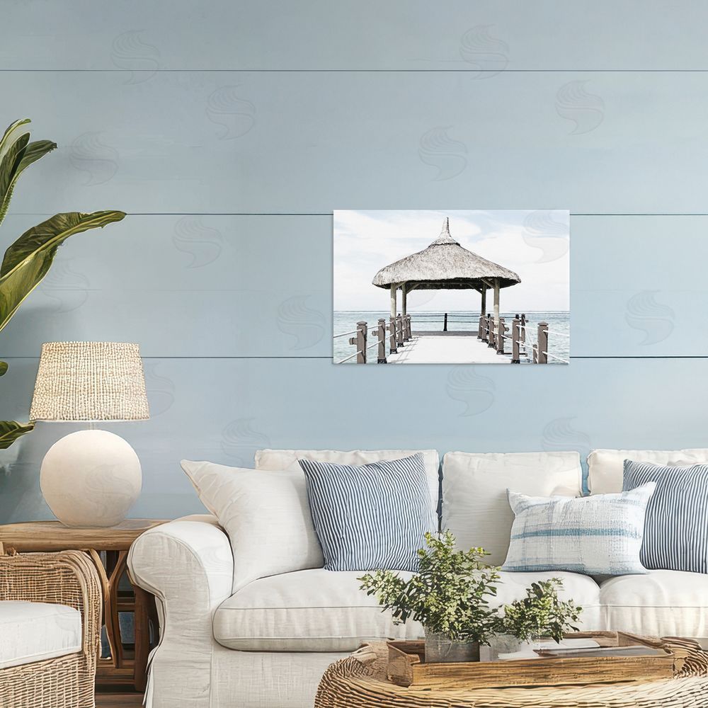 Noah Bay Jetty At Noon Coast Printed Wall Art in Room