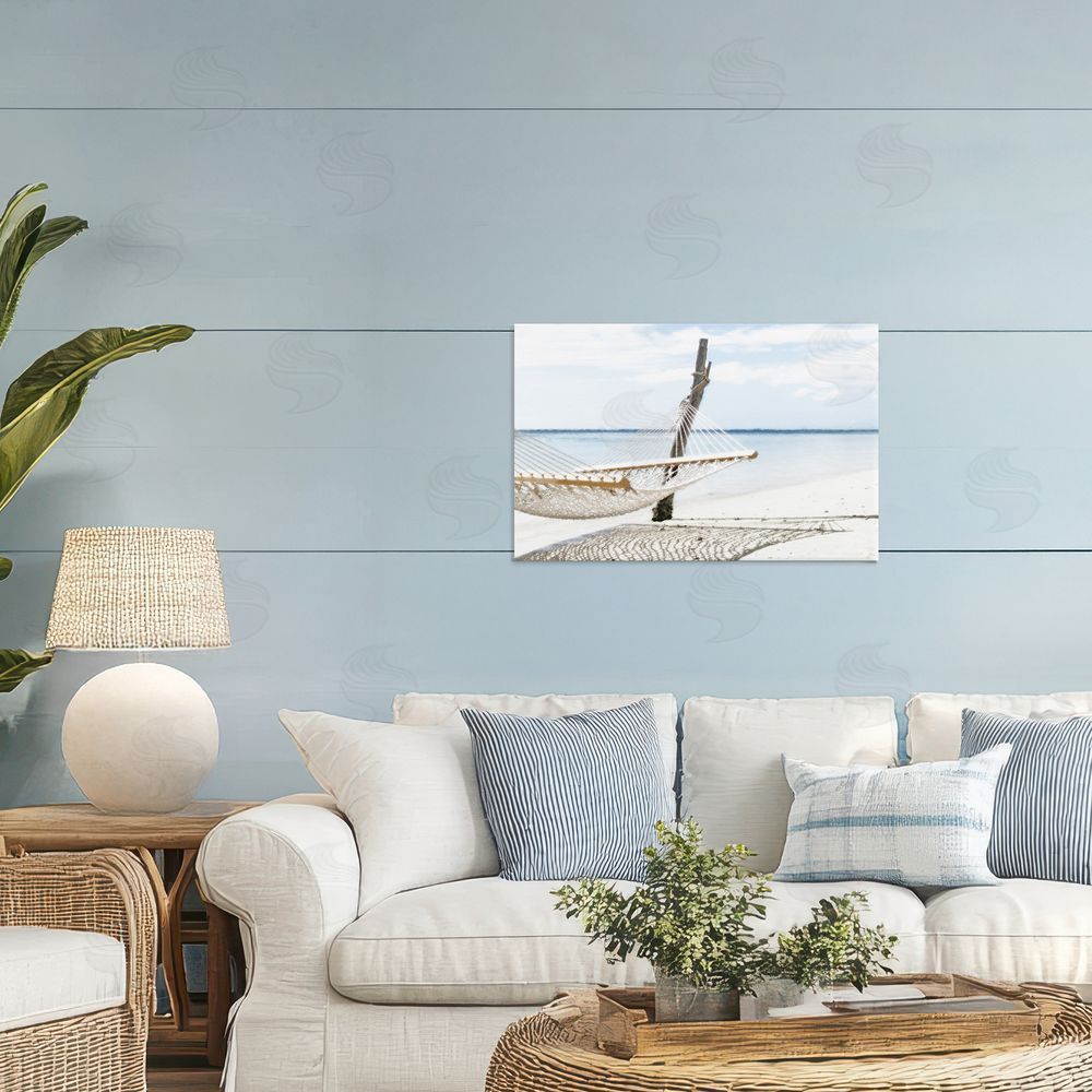 Noah Bay Beachside Hammock Coast Printed Wall Art in Room