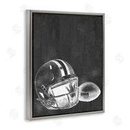 Kim Allen | Monochrome Football Helmet & Ball