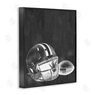Kim Allen | Monochrome Football Helmet & Ball