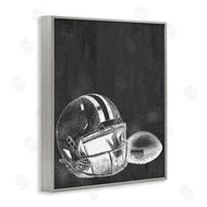 Kim Allen | Monochrome Football Helmet & Ball