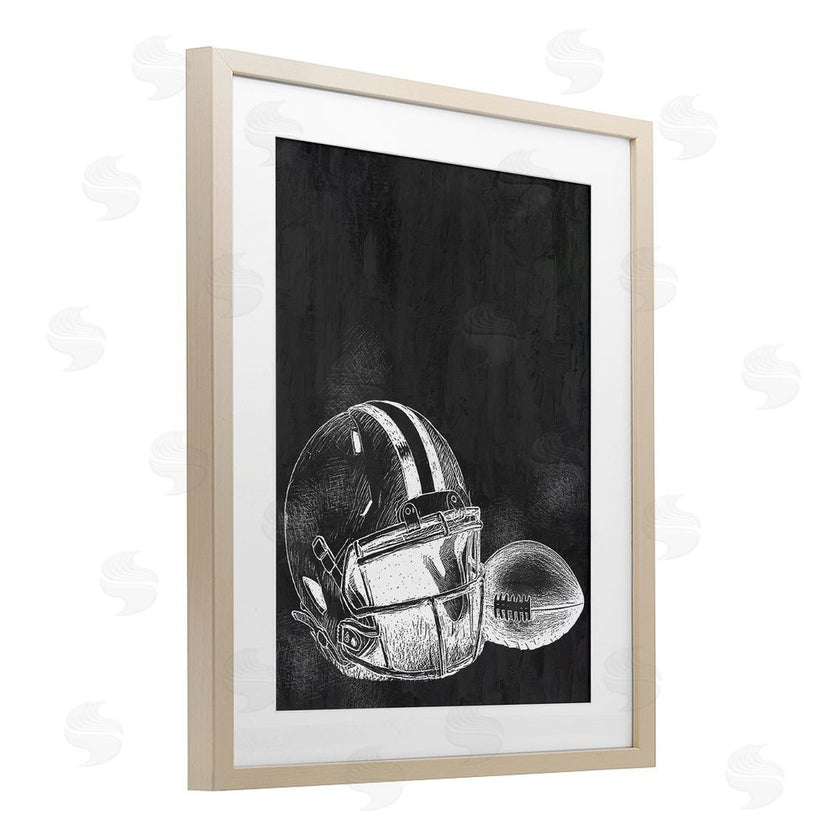 Kim Allen | Monochrome Football Helmet & Ball