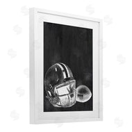 Kim Allen | Monochrome Football Helmet & Ball