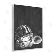 Kim Allen | Monochrome Football Helmet & Ball