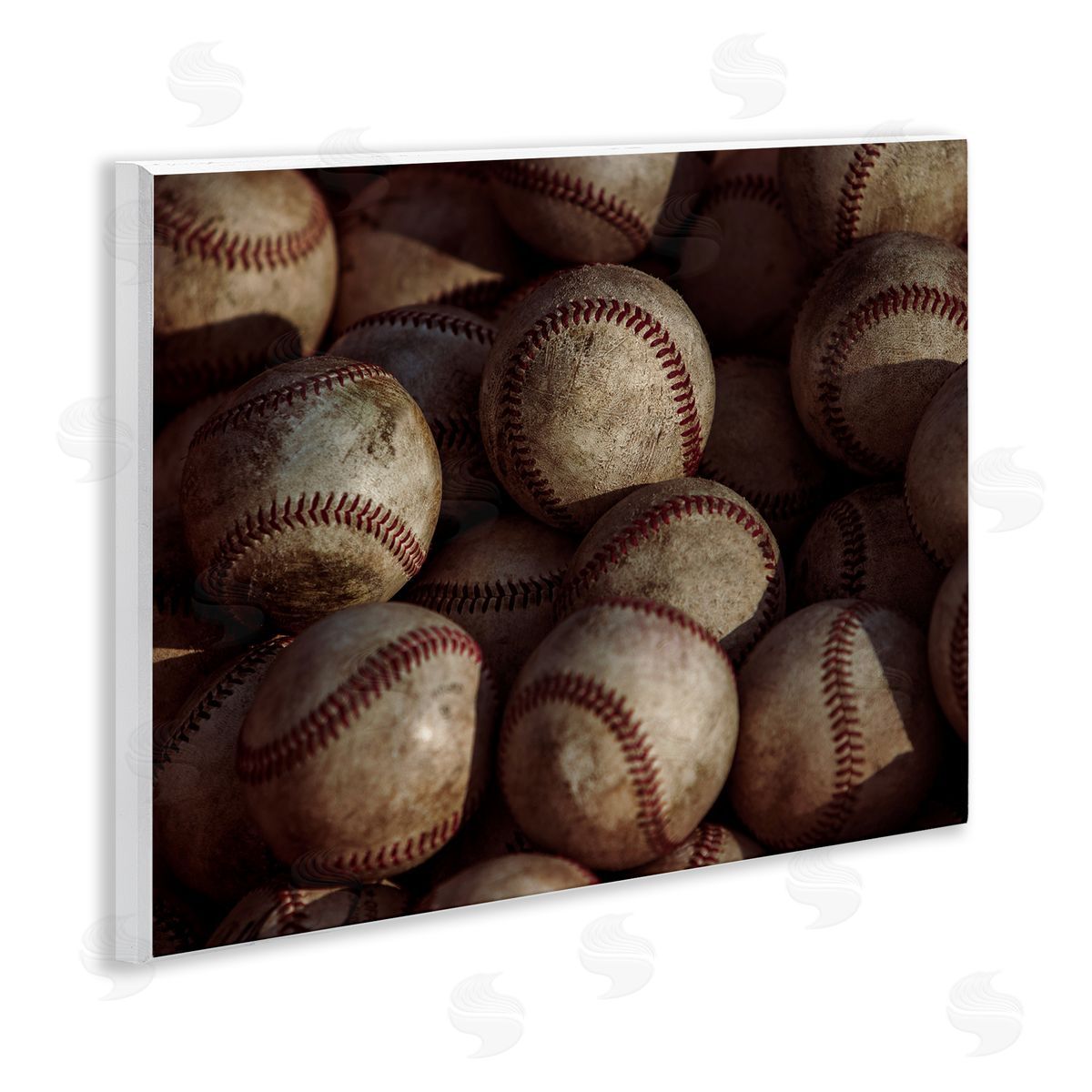 Marcus Prime Bin Of Baseballs Wall Plaque Art Print