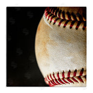 Kim Allen | Baseball Closeup On Black