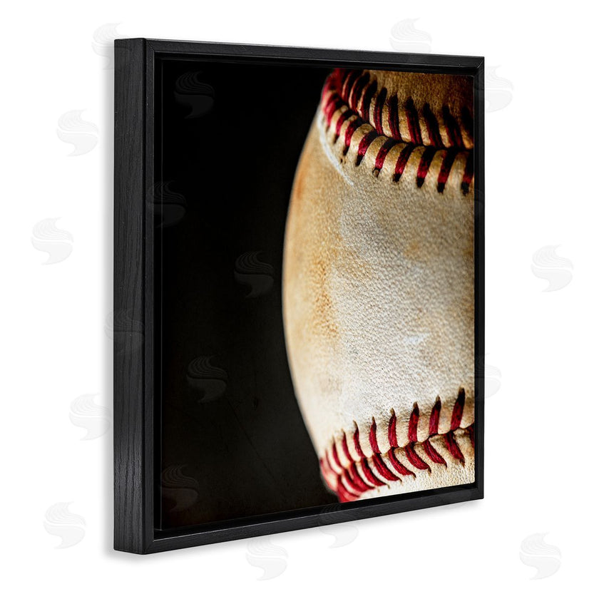 Kim Allen | Baseball Closeup On Black