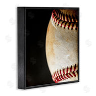 Kim Allen | Baseball Closeup On Black