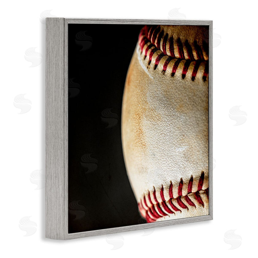 Kim Allen | Baseball Closeup On Black