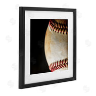 Kim Allen | Baseball Closeup On Black