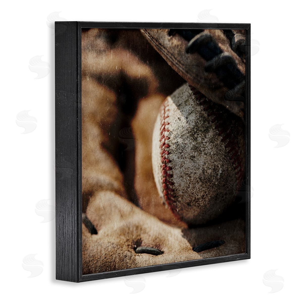 Kim Allen Be The Ball Baseball Black Framed Giclee Art Print
