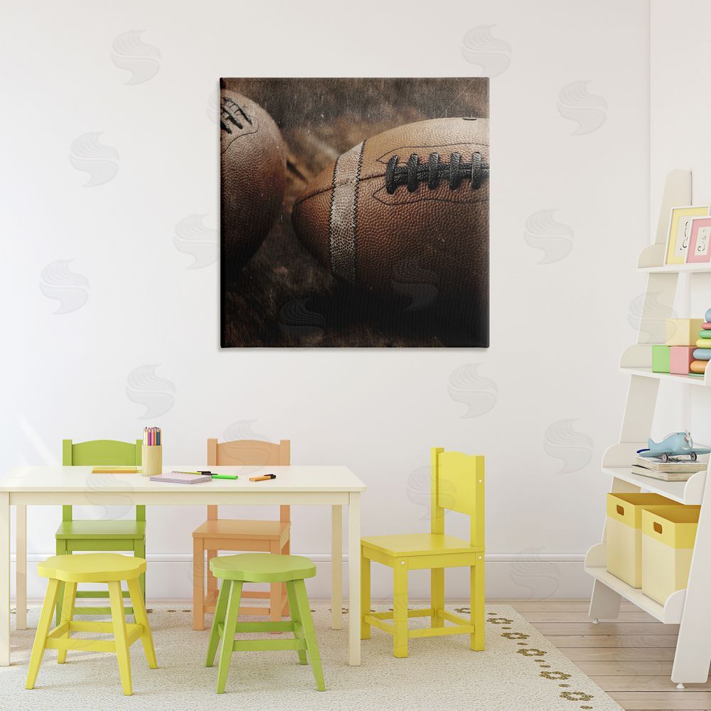 Kim Allen Be The Ball Football Printed Wall Art in Room