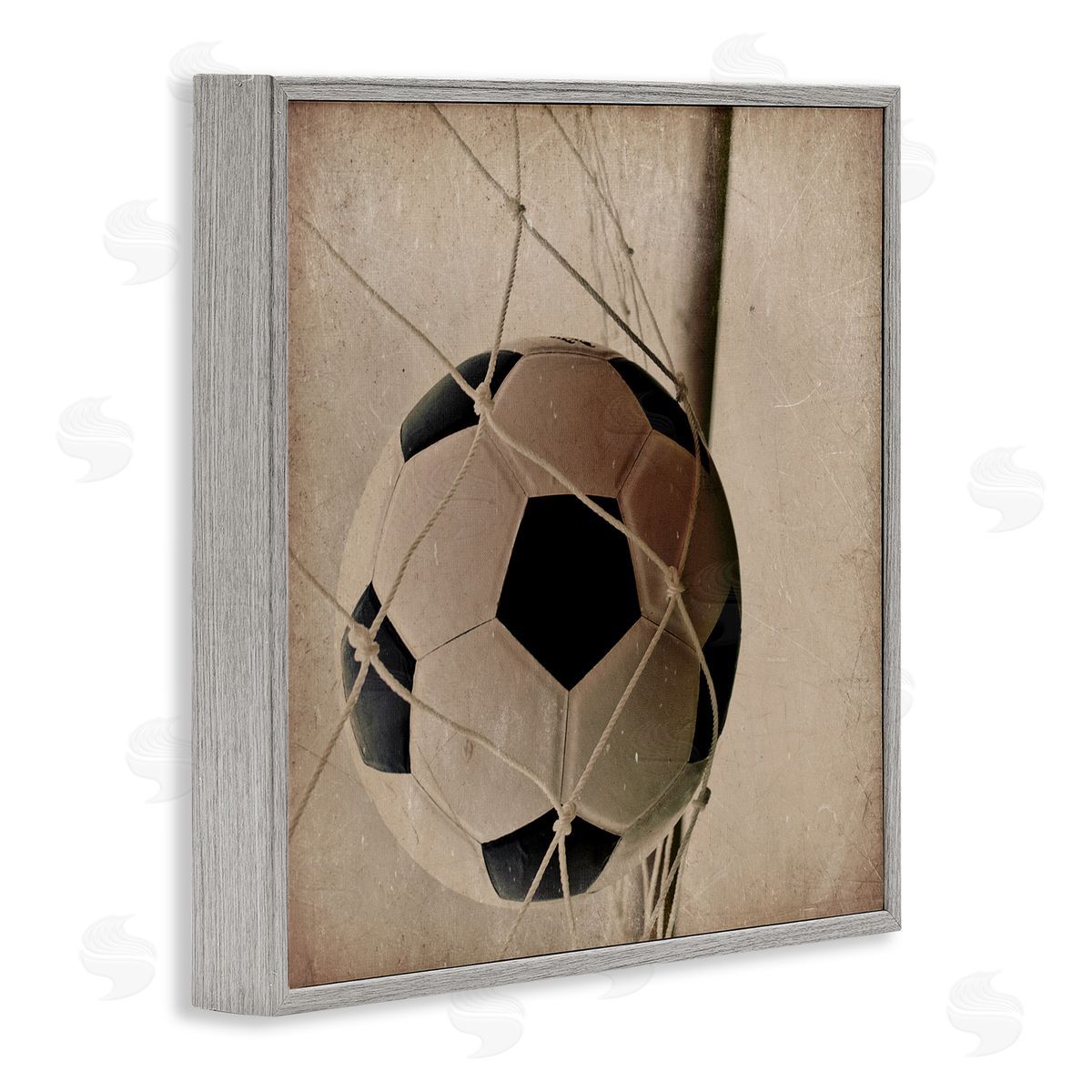 Kim Allen Be The Ball Soccer Gray Framed Giclee Art Print