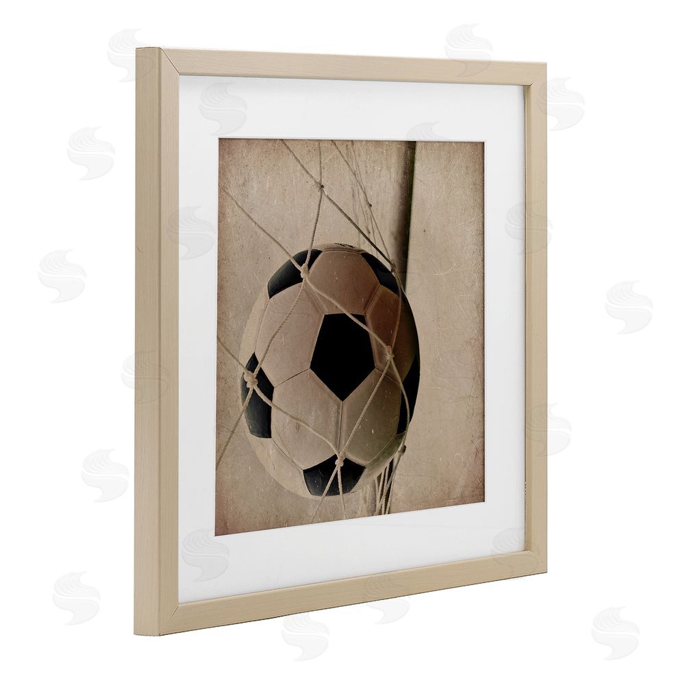 Kim Allen Be The Ball Soccer Birch Framed Print Under Glass Art