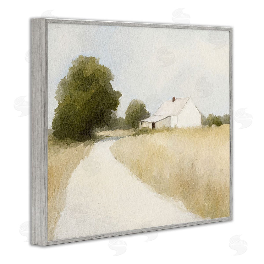 Leah Straatsma | White Farmhouse Path Tranquility