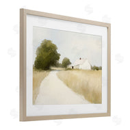 Leah Straatsma | White Farmhouse Path Tranquility