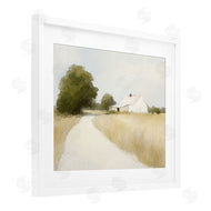 Leah Straatsma | White Farmhouse Path Tranquility