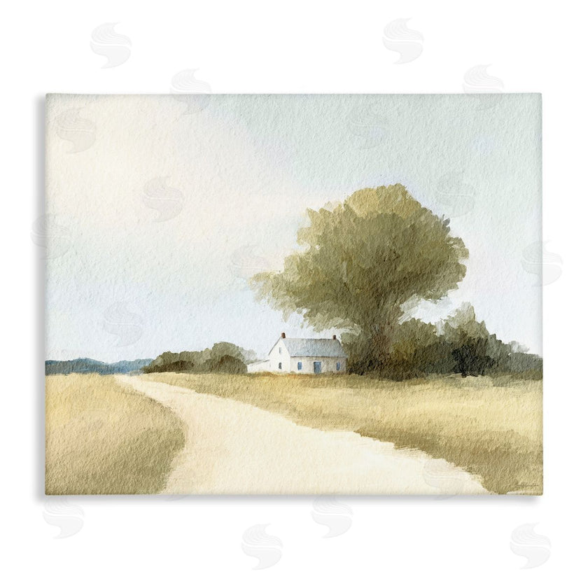 Leah Straatsma | Farmhouse Road In Distance